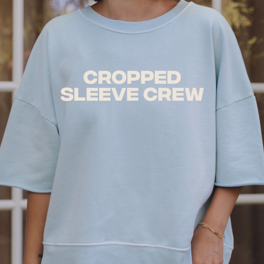 Daily Drills Crop Sleeve Crew!